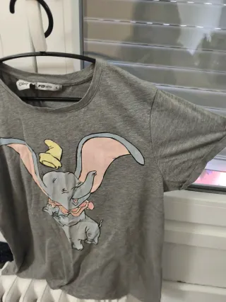 Camiseta Disney Dumbo Gris Talla L