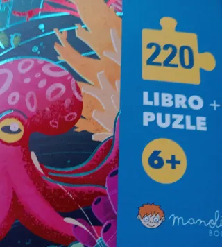 Puzzle 220 piezas Libro + Puzle 6+