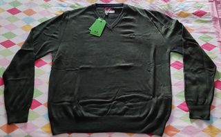 Suéter La Martina Hombre Verde Militar Nuevo