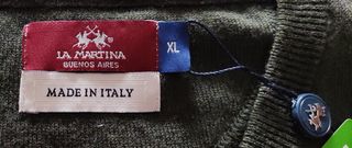 Suéter La Martina Hombre Verde Militar Nuevo