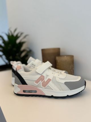 Deportivas niña New Model rosa y blanco