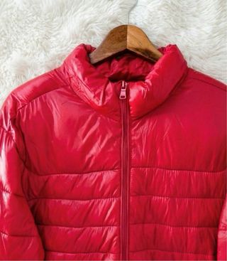 Chaqueta acolchada roja Pull&Bear XL