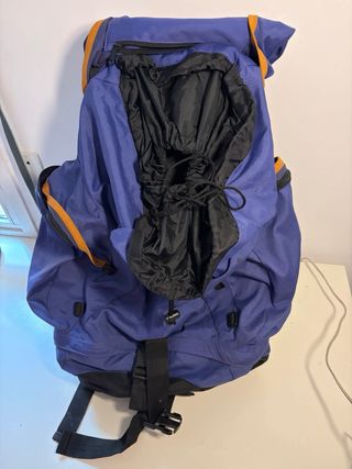 Mochila Montaña Quechua 65L Azul Naranja