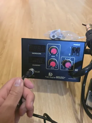 Estación Soldadora Aire Fast Digital 852D+