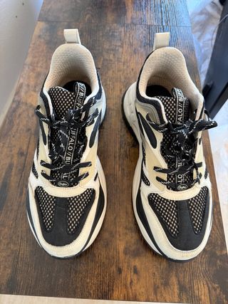 Zapatillas Buffalo Talla 43 Beige/Negro