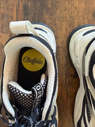 Zapatillas Buffalo Talla 43 Beige/Negro