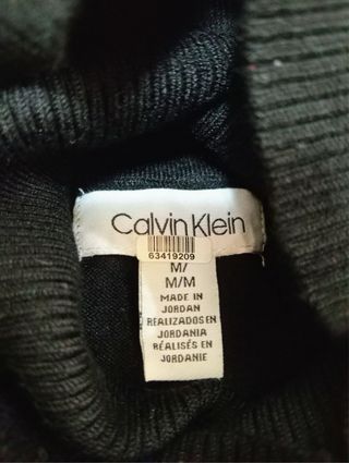 Jersey Calvin Klein Hombre Cuello Alto Talla M