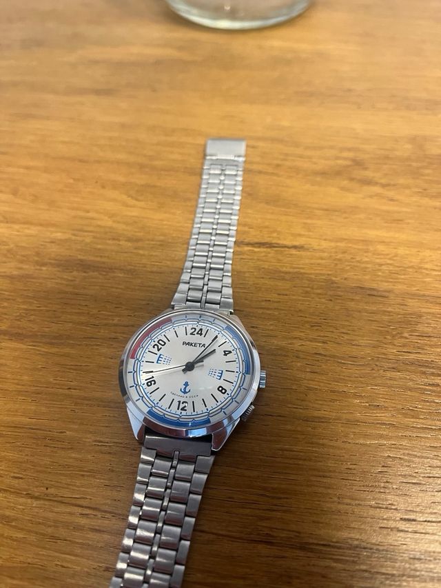 Reloj vintage Raketa Marine 24h