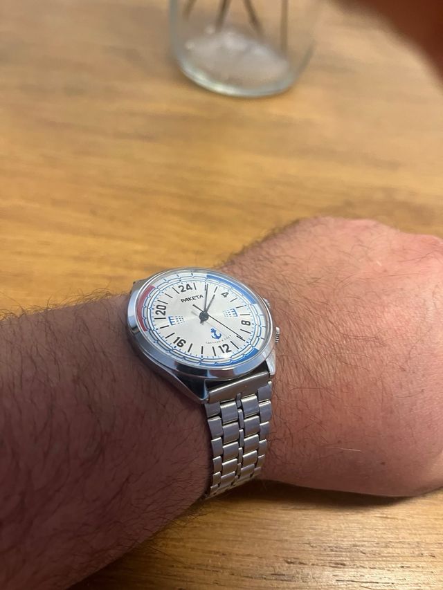Reloj vintage Raketa Marine 24h