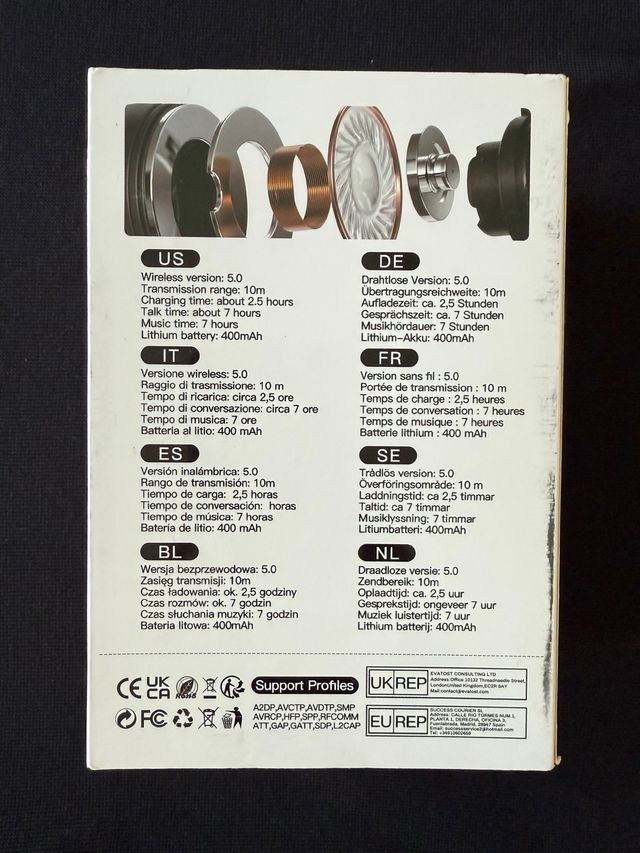 Auricolari Wireless Bambina con Orecchie Gatto LED