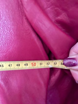 Chaqueta de piel burdeos GIORGIO FABIANI Talla L