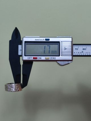 Anillo artesanal de plata de ley - trazos