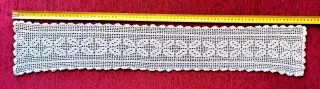 Tapete Crochet Rectangular Blanco (Ganchillo)