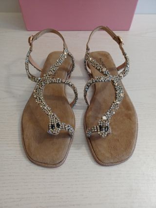 Sandalias Alma en Pena Talla 38 Serpiente