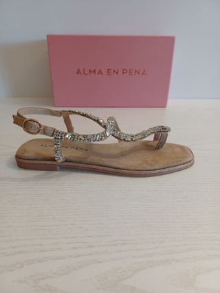Sandalias Alma en Pena Talla 38 Serpiente
