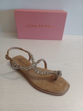 Sandalias Alma en Pena Talla 38 Serpiente