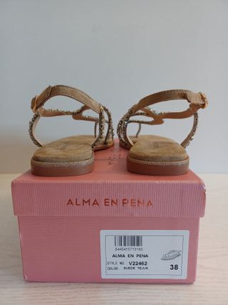 Sandalias Alma en Pena Talla 38 Serpiente