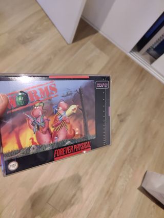 Cartuccia sigillata Worms Limited Run per SNES