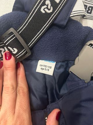 Pantalón de esquí para niño azul