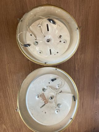 Lampade da soffitto in cristallo e metallo