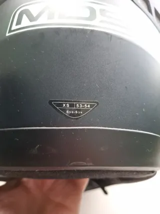 Casco Integral MDS Talla XS (53-54 cm)