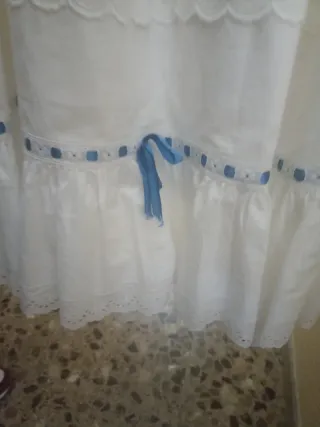 Vestido de Fallera Rosa y Blanco