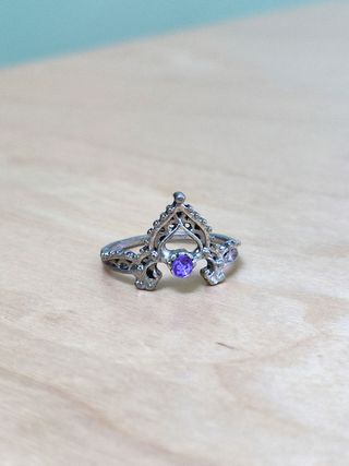 Anillo artesanal de plata de ley