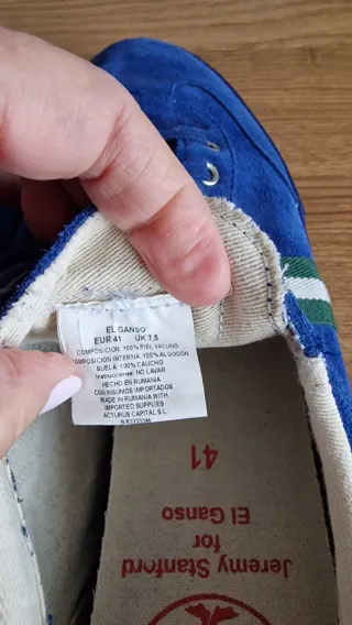 Zapatillas El Ganso azul talla 41