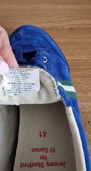 Zapatillas El Ganso azul talla 41