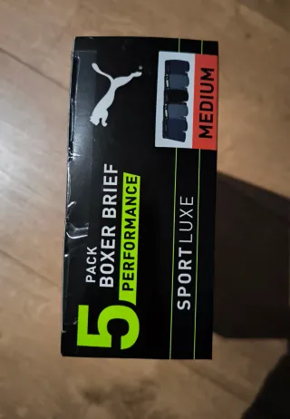 Pack 5 Boxer Briefs Puma Performance Talla M