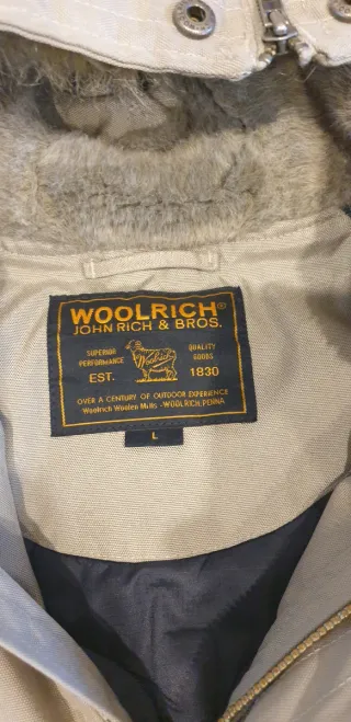 Giubbotto Woolrich Uomo Beige