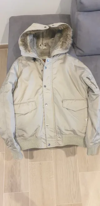 Giubbotto Woolrich Uomo Beige