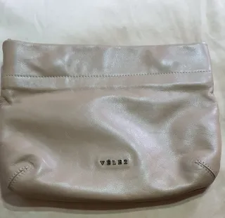 Bolso de piel Velez beige