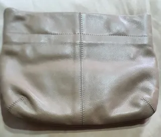 Bolso de piel Velez beige