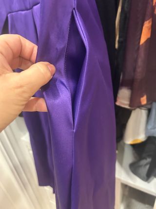 Vestido Ouzee Morado Talla L sin estrenar