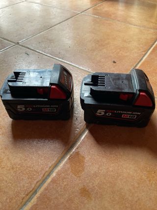 Lote 2 Baterías Milwaukee M18 5Ah