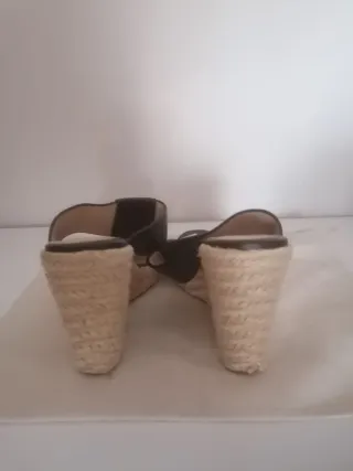 Bimba y Lola Espartos Negros y Plateados