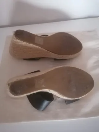 Bimba y Lola Espartos Negros y Plateados