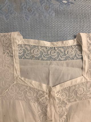 Blusa vintage ganchillo talla única