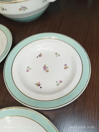 Antigua vajilla Ceranord 9 piezas