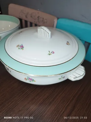 Antigua vajilla Ceranord 9 piezas