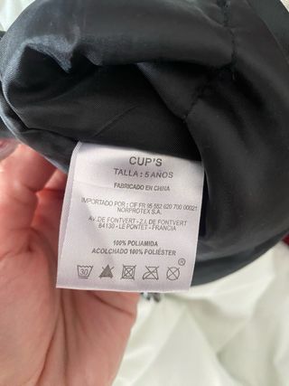 Mono de esquí infantil 5 años