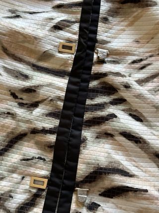 Chaqueta LA MODE Beige y Negra