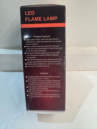 Bombilla LED Efecto Llama 5W