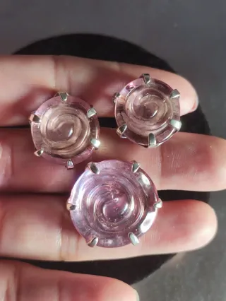 Conjunto Tous Plata y Cristal