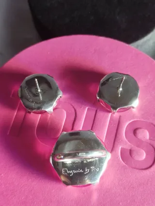 Conjunto Tous Plata y Cristal