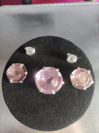 Conjunto Tous Plata y Cristal