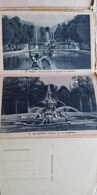 5 lotes de fotografias de diversas poblaciones.