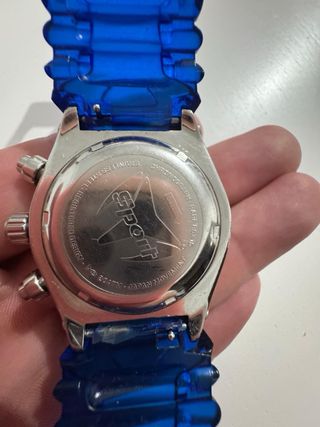 Reloj Technomarine Cronógrafo Azul/Plata