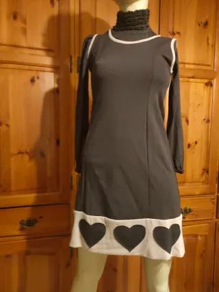 Abito invernale donna con cuori